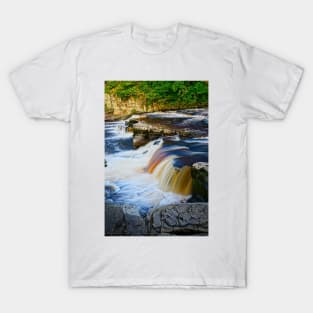 River Swale Falls at Richmond North Yorkshire T-Shirt